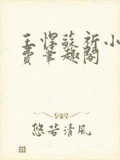 王悍苏祈小说免费笔趣阁封面