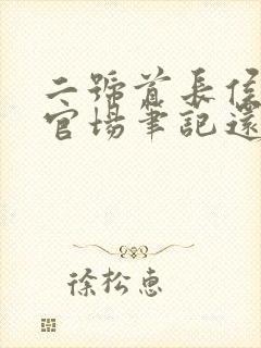 二号首长侯卫东官场笔记还有什么更好的封面