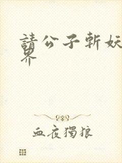 请公子斩妖 境界