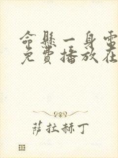 命悬一身电视剧免费播放在线观看封面