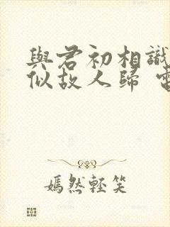 与君初相识·恰似故人归 电视剧