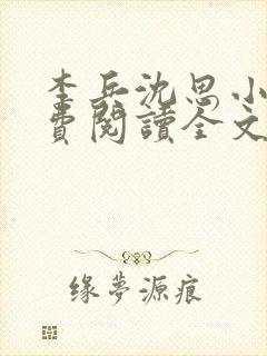 李兵沈思小说免费阅读全文