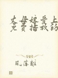 丈母娘爱上女胥免费播放的电视剧封面