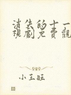 消失的十一层电视剧免费观看全部