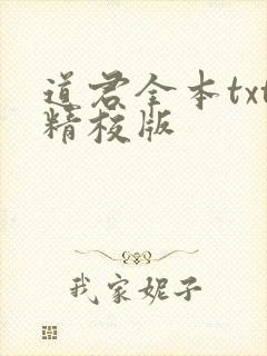 道君全本txt精校版
