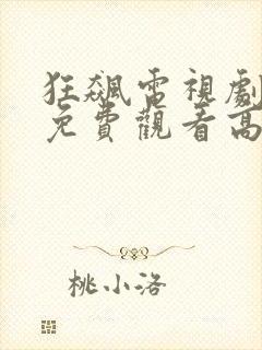 狂飙电视剧星辰免费观看高清在线