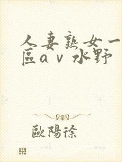 人妻熟女一区二区aⅴ水野