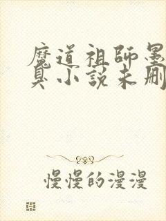 魔道祖师墨香铜臭小说未删版全集封面