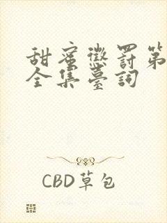 甜蜜惩罚第二季全集台词