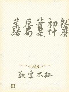 叶辰萧初然最后结局是什么?