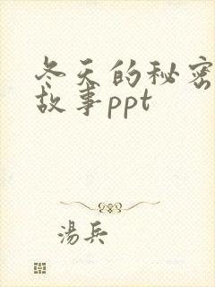 冬天的秘密绘本故事ppt