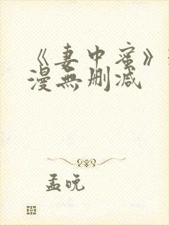 《妻中蜜》3动漫无删减