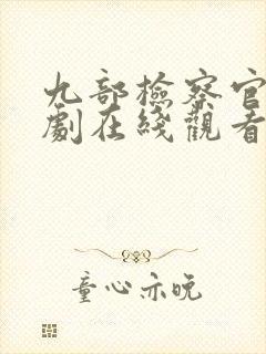 九部检察官电视剧在线观看免费高清