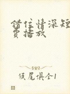 错位情深短剧免费播放