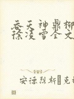 吞天神鼎柳无邪徐凌雪全文封面