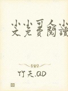 小小可人小说全文免费阅读最新章节