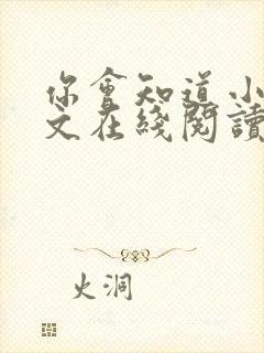 你会知道小说全文在线阅读免费