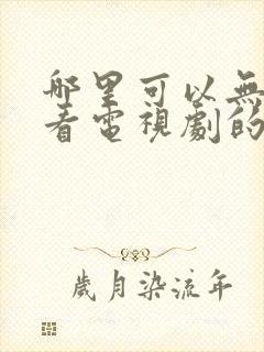 哪里可以无广告看电视剧的软件