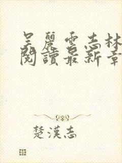 吴丽云志林全文阅读最新章节