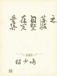 爱在日落之前全集完整版