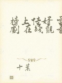 榜上佳婿 电视剧 在线观看