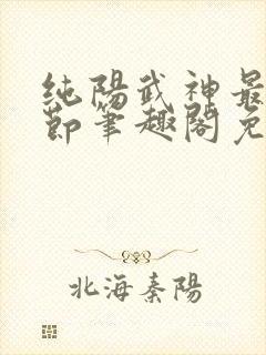 纯阳武神最新章节笔趣阁免费阅读