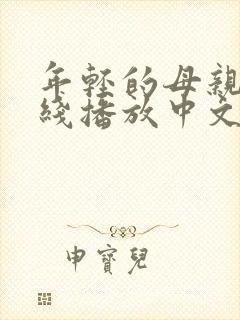 年轻的母亲1在线播放中文字