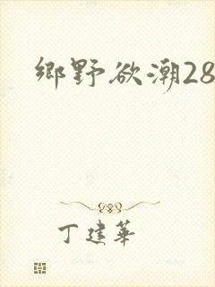 乡野欲潮28章