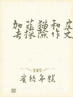 加菲猫和皮皮鼠去探险作文400字