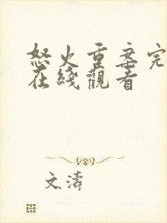 怒火重案完整版在线观看