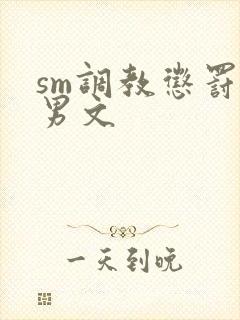 sm调教惩罚男男文