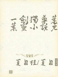 一剑独尊叶玄,叶灵小说免费阅读无弹窗