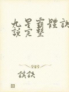 九星霸体诀 小说完整封面