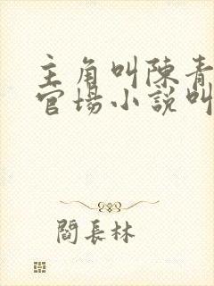 主角叫陈青云的官场小说叫什么名字