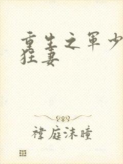重生之军少枭宠狂妻
