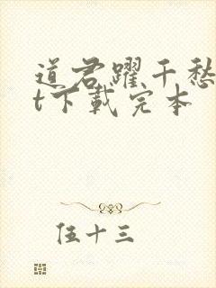 道君跃千愁txt下载完本