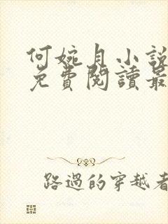 何婉月小说全文免费阅读最新章节封面