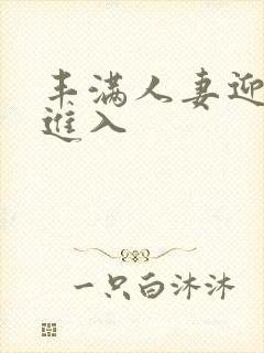 丰满人妻迎合我进入