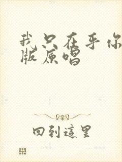 我只在乎你日文版原唱