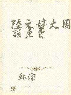 陆文婷大团圆小说免费