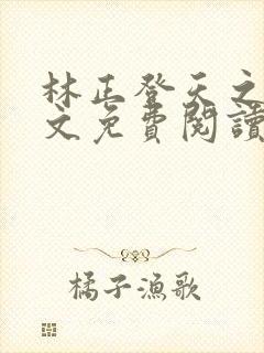 林正登天之路全文免费阅读最新章节