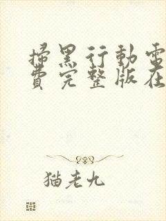 扫黑行动电影免费完整版在线观看