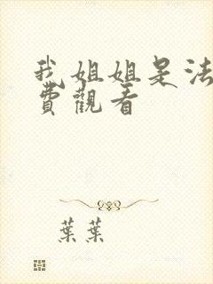 我姐姐是法官免费观看