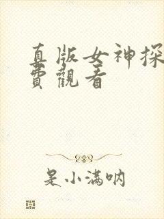 真版女神探侦免费观看