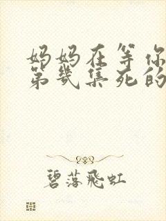 妈妈在等你老大第几集死的