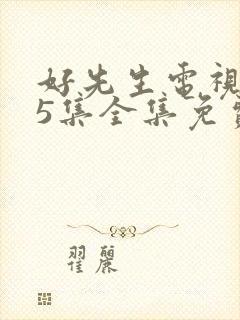 好先生电视剧45集全集免费