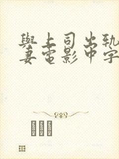 与上司出轨的人妻电影中字