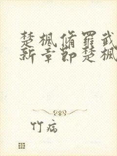 楚枫修罗武神最新章节楚枫