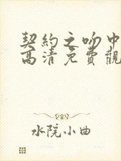 契约之吻中文版高清免费观看