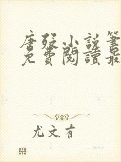 唐殁小说笔趣阁免费阅读最新章节更